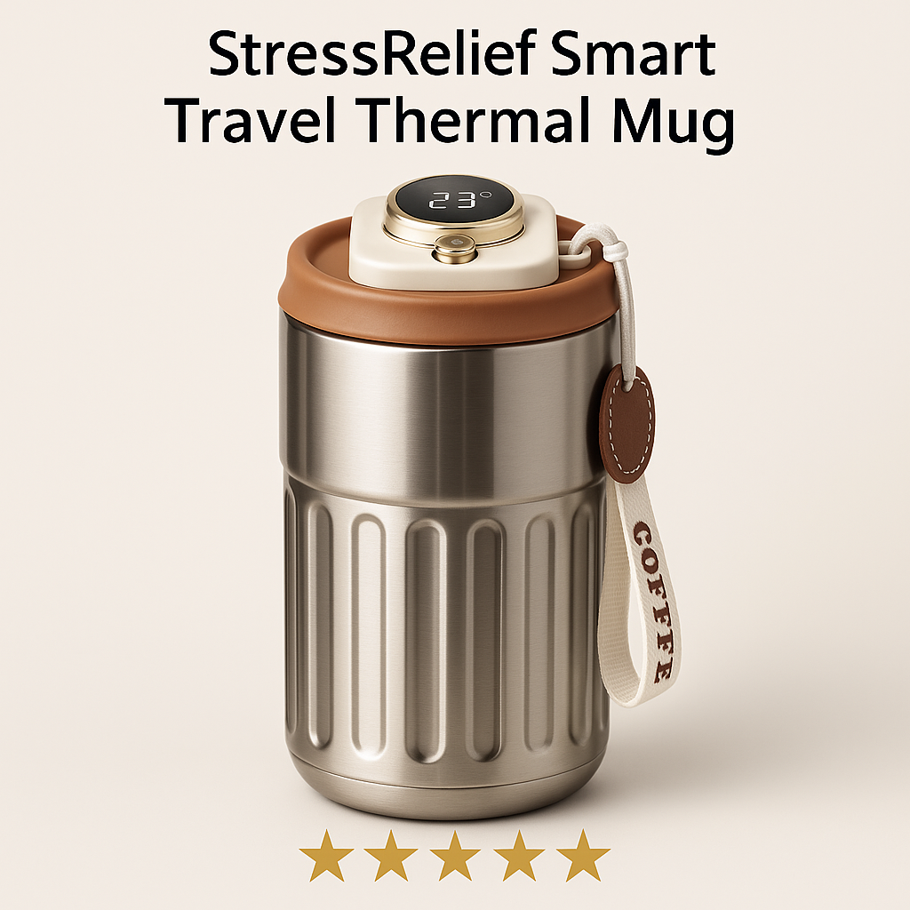 SressRelief Smart Travel Thermal Mug